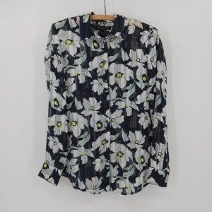 Banana Republic  sheer blouse